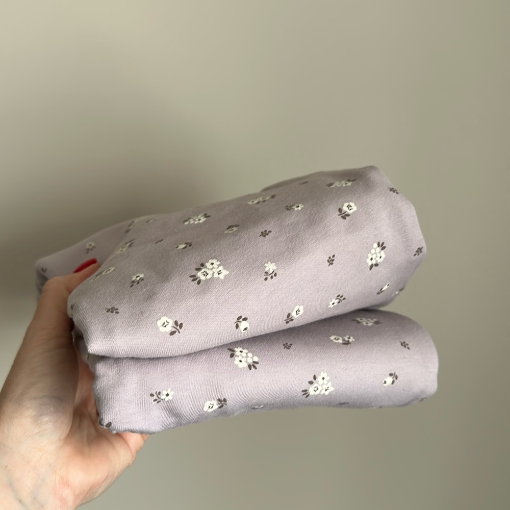 Jamie Kay Lavender Floral Kids Matching Set